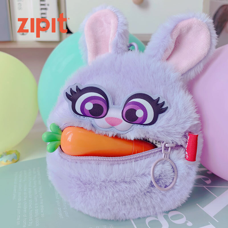 代購-<500元左右交換禮物>ZIPIT 毛絨怪獸 耳機 鑰匙 掛飾 吊飾 零錢包 共6款