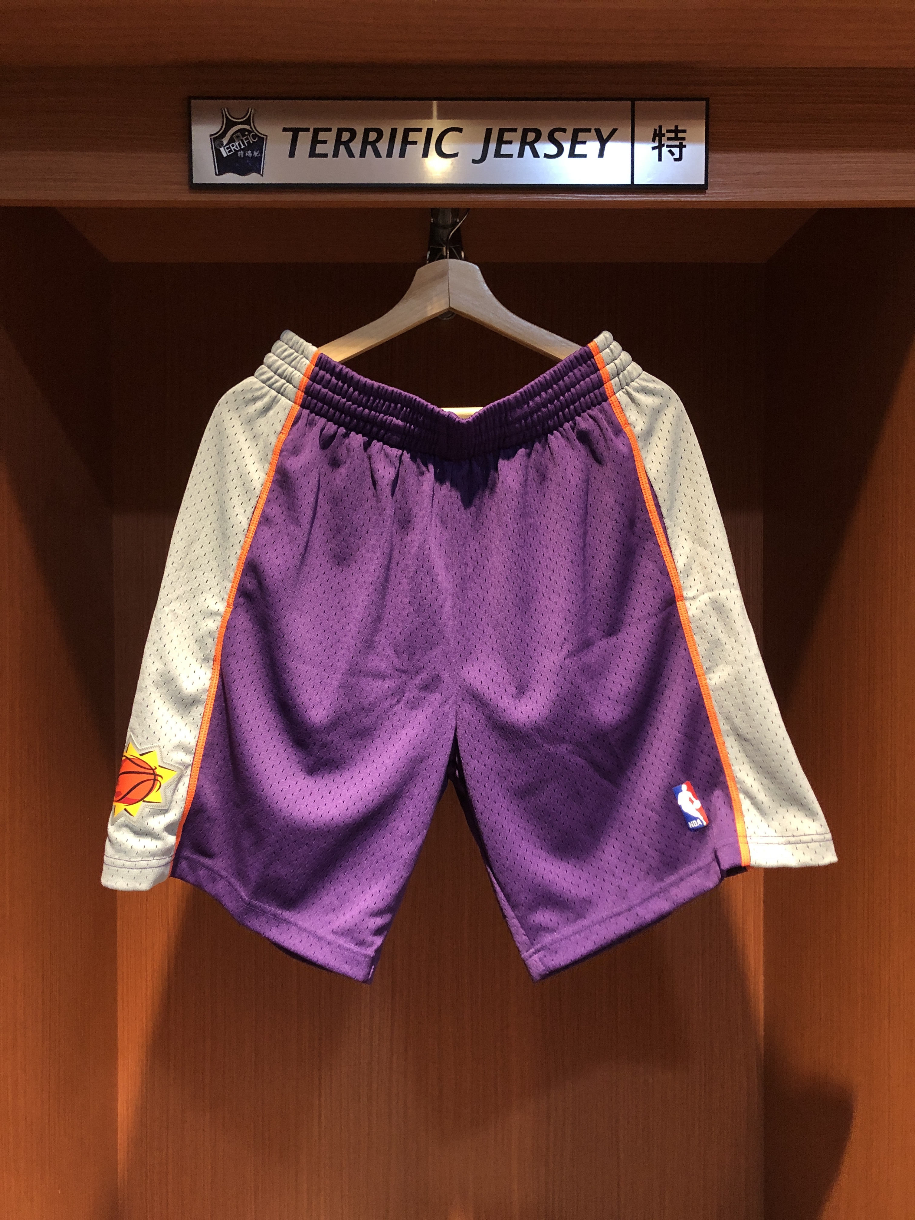 NBA球褲 Phoenix Suns 鳳凰城太陽紫 M&N Swingman Shorts 球迷版 有口袋 全新