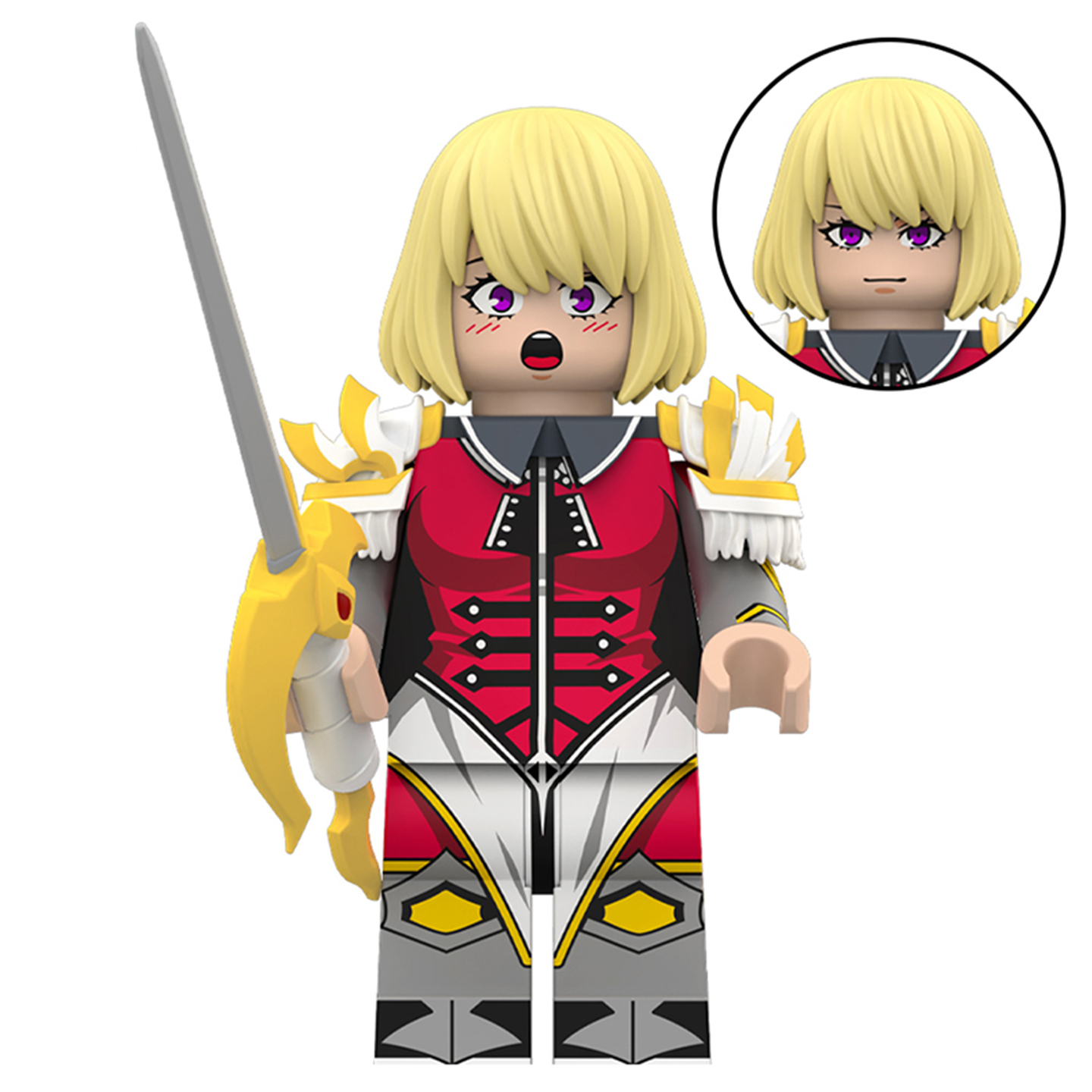 Solo Leveling Cha Hae IN Custom Minifigures Fit Lego WM6220 WM3020