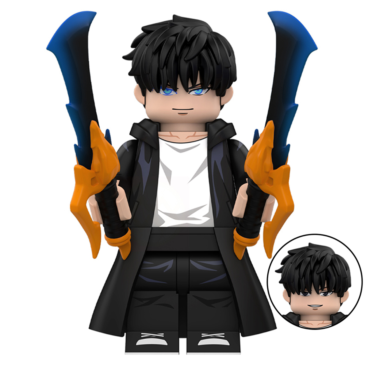 Solo Leveling Sung Jin-woo Custom Minifigures Fit Lego WM6220 WM3021