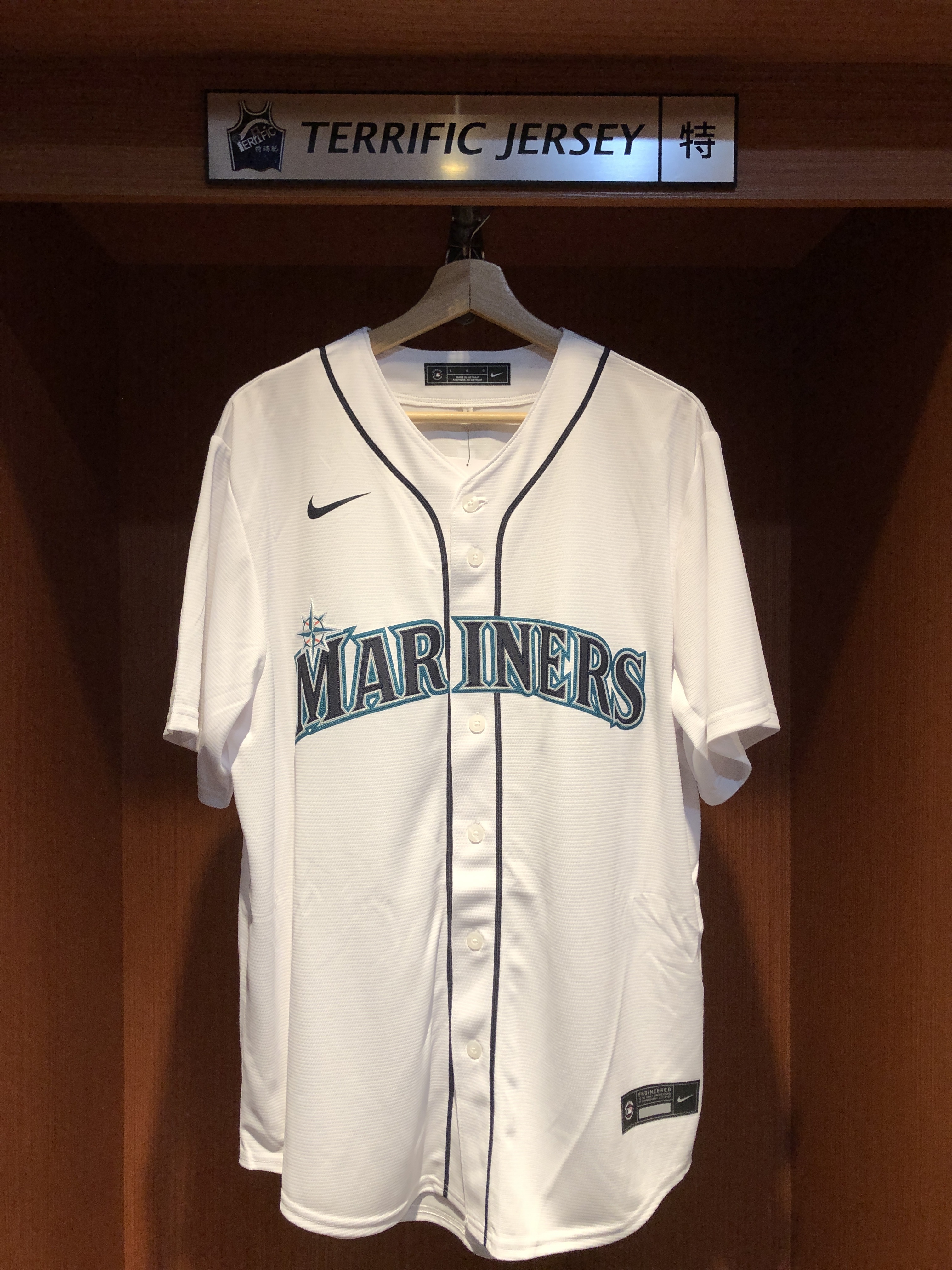 MLB球衣 Julio Rodríguez 西雅圖水手白 Nike Replica Player Name Jersey 球迷版 熱轉印 全新