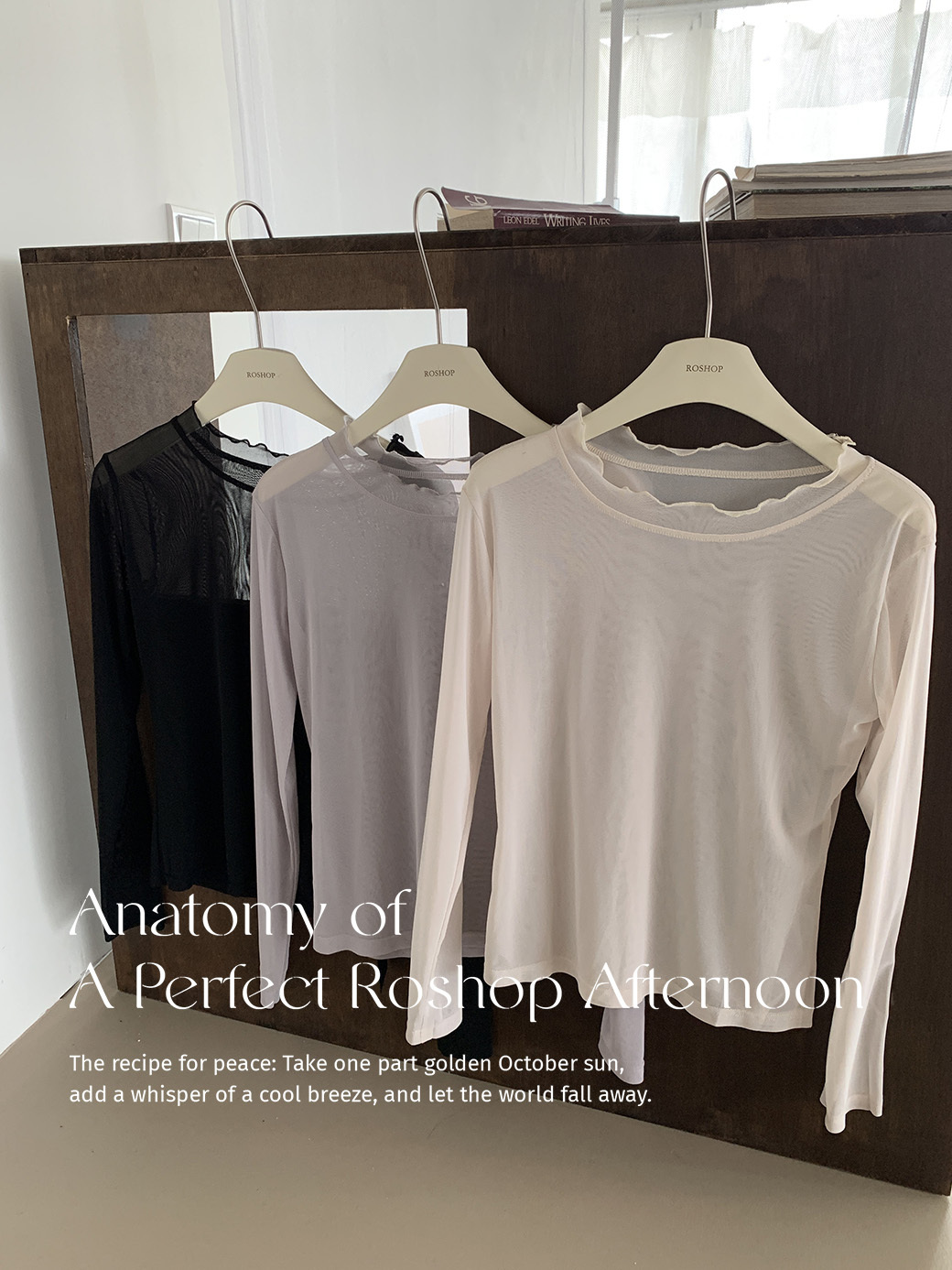 BY ROSHOP.ᐟ.ᐟ透膚網紗上衣-3色