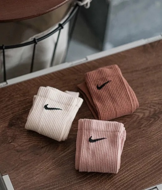 Nike Everyday Plus 薄底 長襪 焦糖色 乾燥玫瑰 杏仁白 3雙一組 SX6891-914