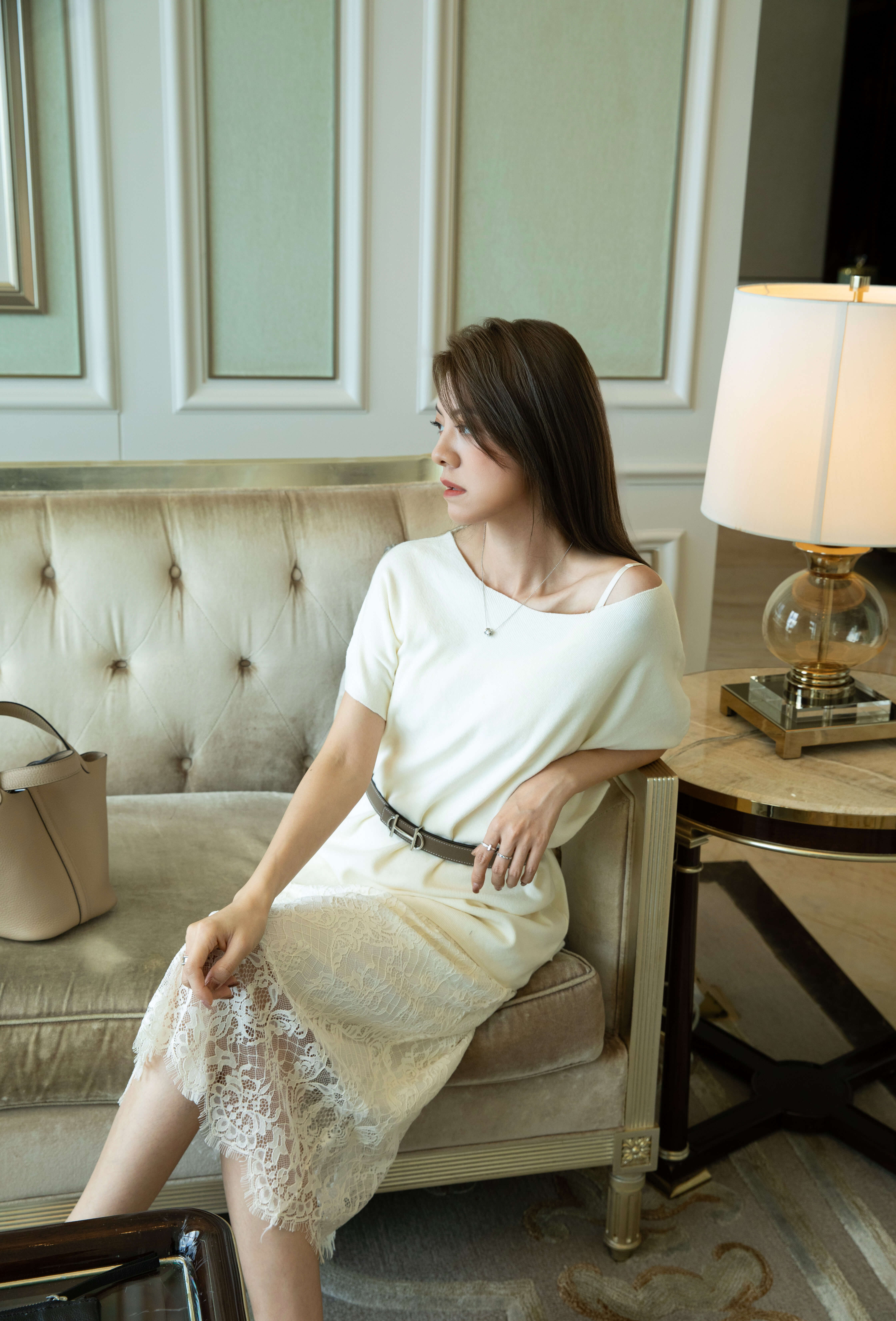 Boatneck Shoulder Long Knit_KN2510L22