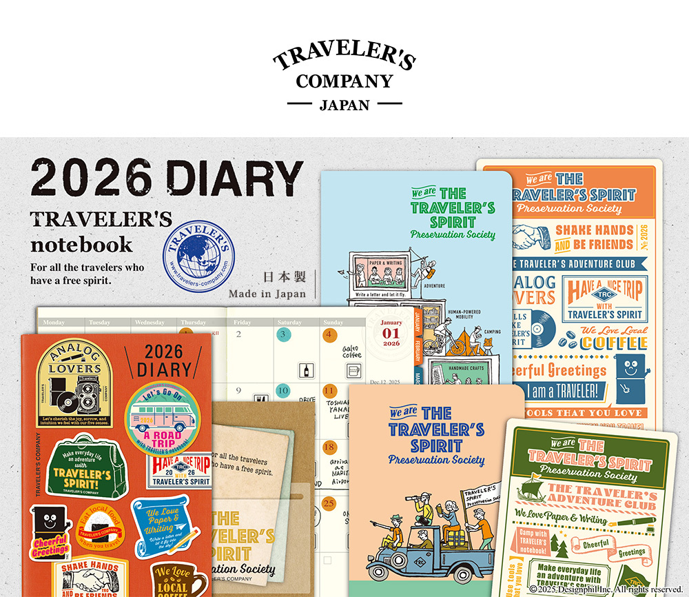 TN 2026 Traveler's Notebook 旅人筆記本