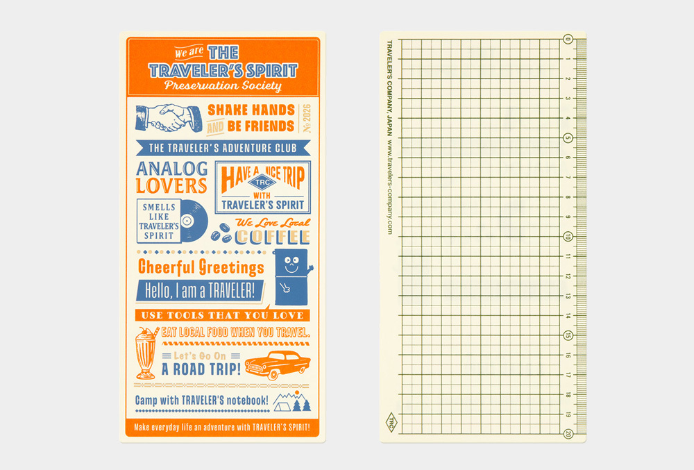 TN 2026 限定墊板  Traveler's Notebook 旅人筆記本
