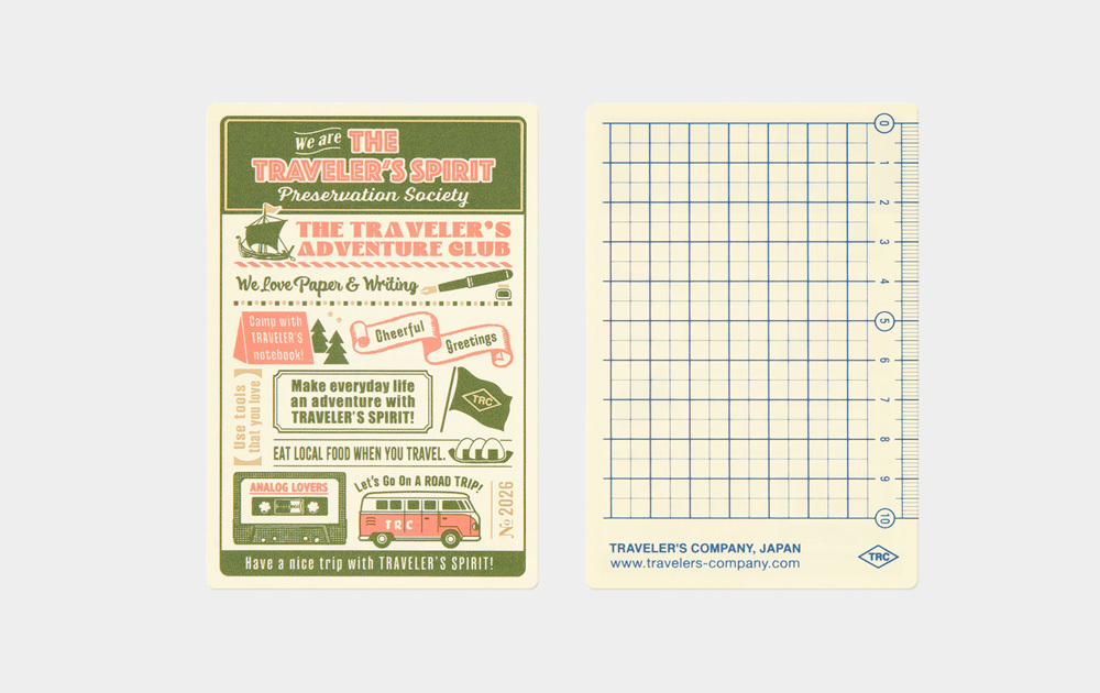 TN 2026 限定墊板  Traveler's Notebook 旅人筆記本