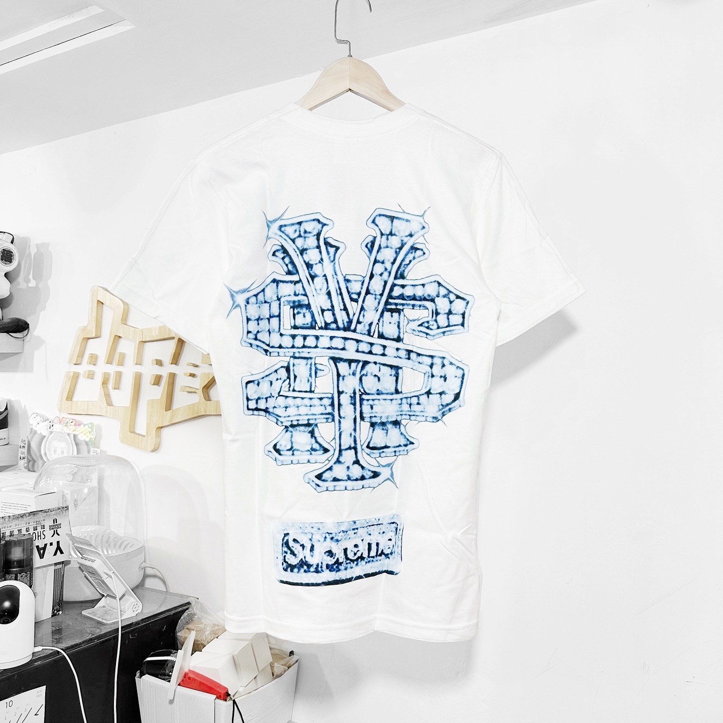 Supreme Snowman Tee White