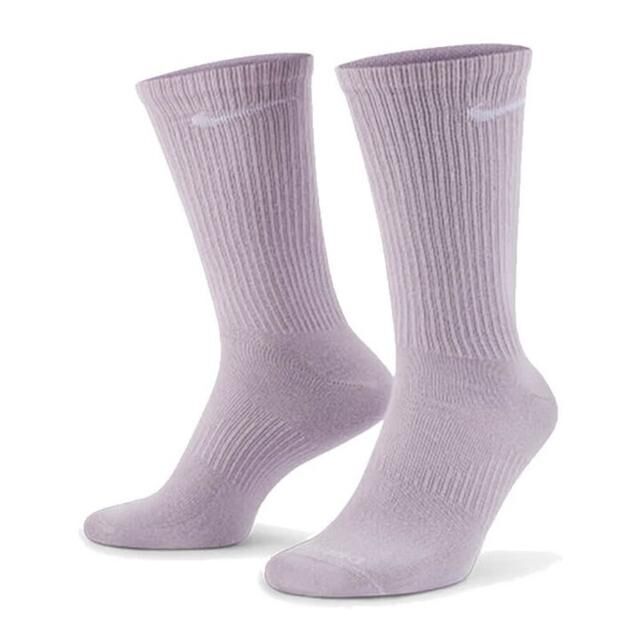NIKE Everyday Plus 薄底 長襪 冰丁香紫 白色 灰綠色 三雙一組 SX6891-909