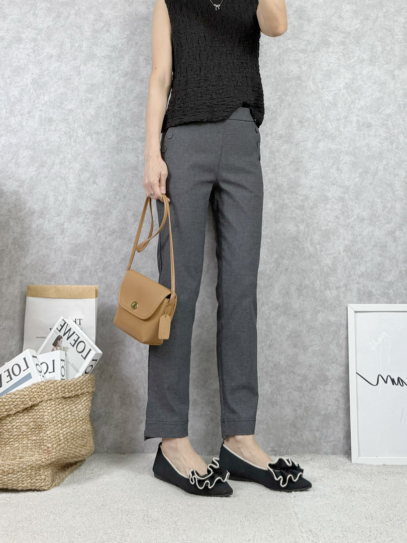 修飾顯瘦 × 百搭氣質剪裁|日常與通勤都適合的韓系西裝褲