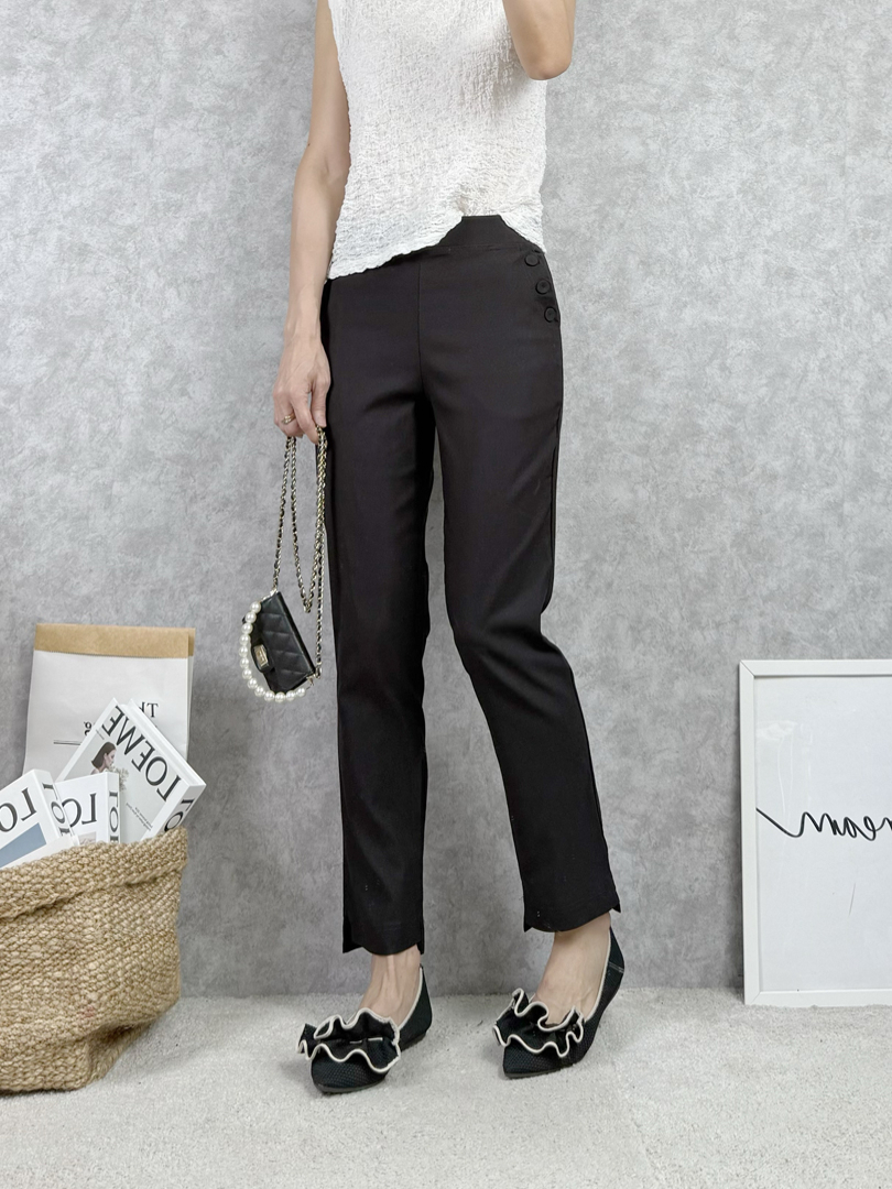 修飾顯瘦 × 百搭氣質剪裁|日常與通勤都適合的韓系西裝褲