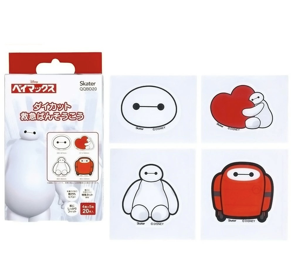 JP Bay Max 形狀造型膠布 4款 20塊4178 TK251009