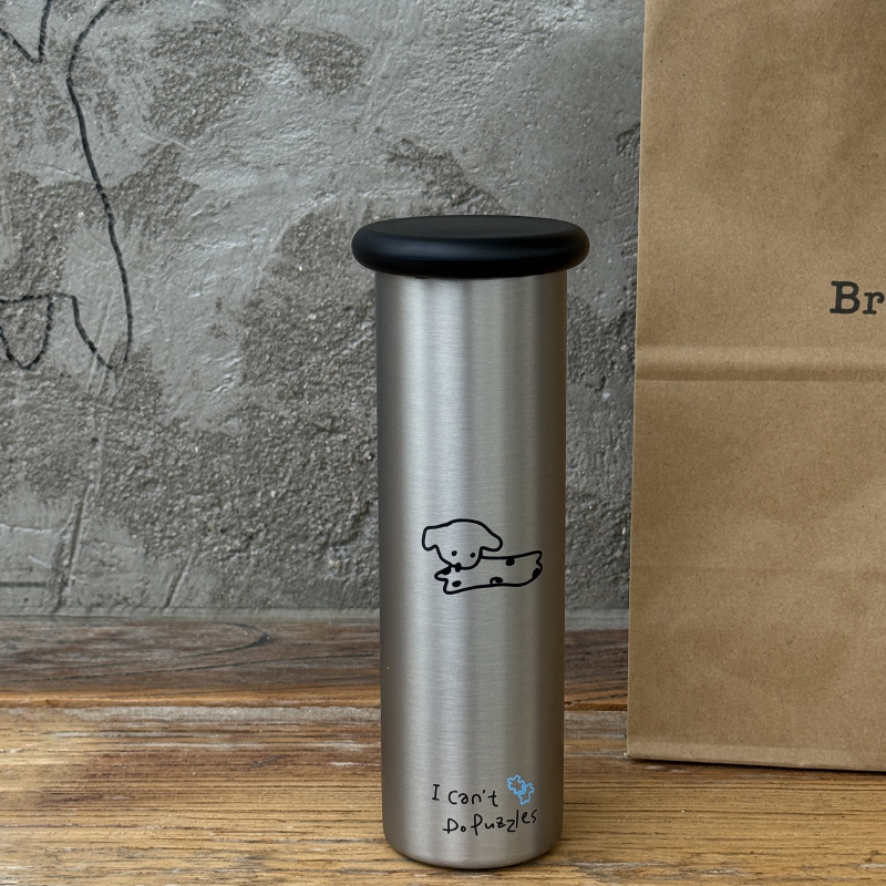 《10134》高級感不銹鋼狗狗保溫杯/300ml