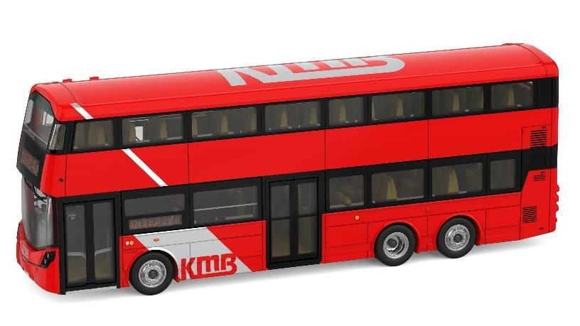 Tiny KMB01 合金車仔 - 九巴富豪B8L Wright 12m (42A)