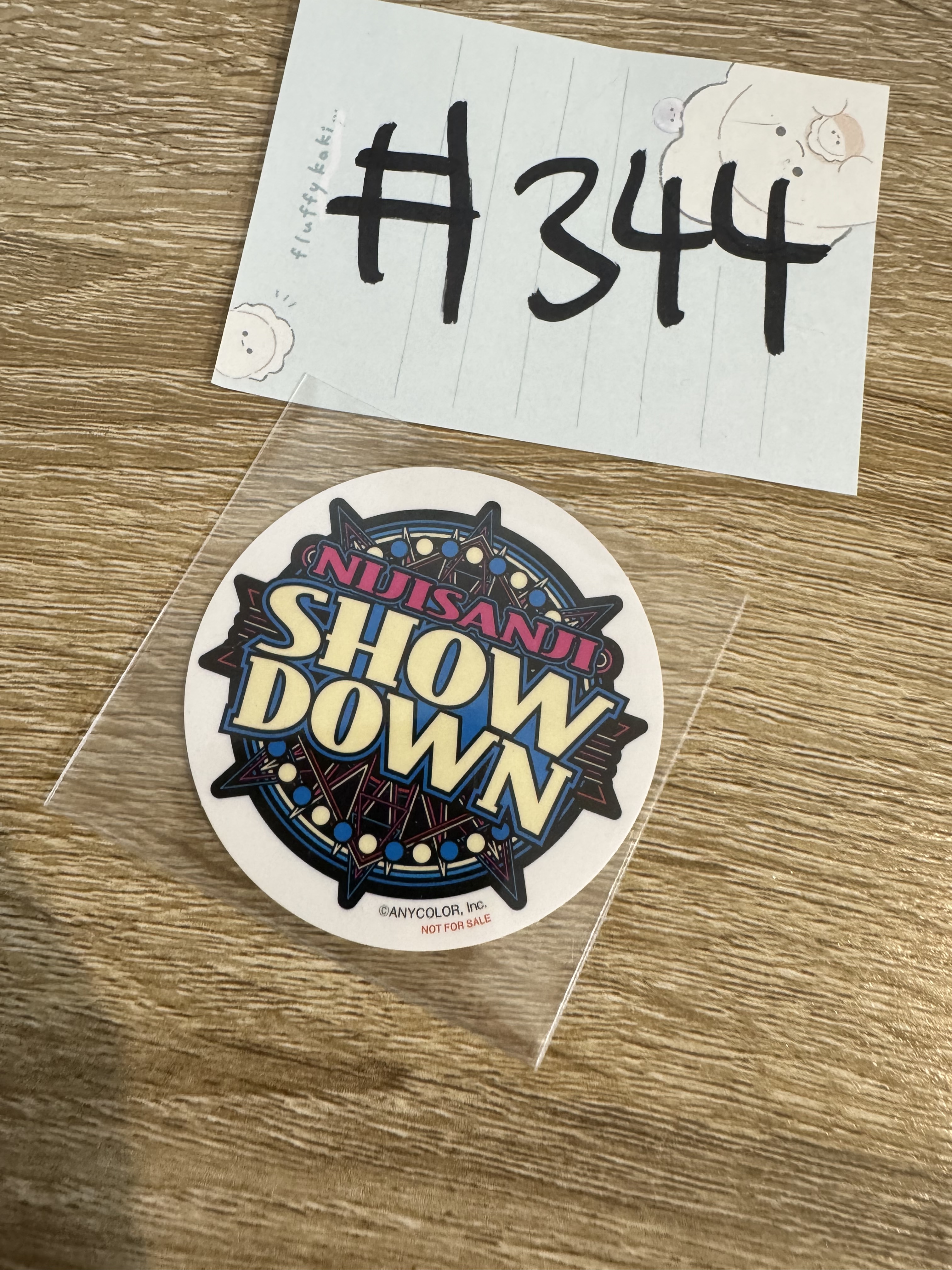 彩虹社  NIJISANJI 貼紙#344