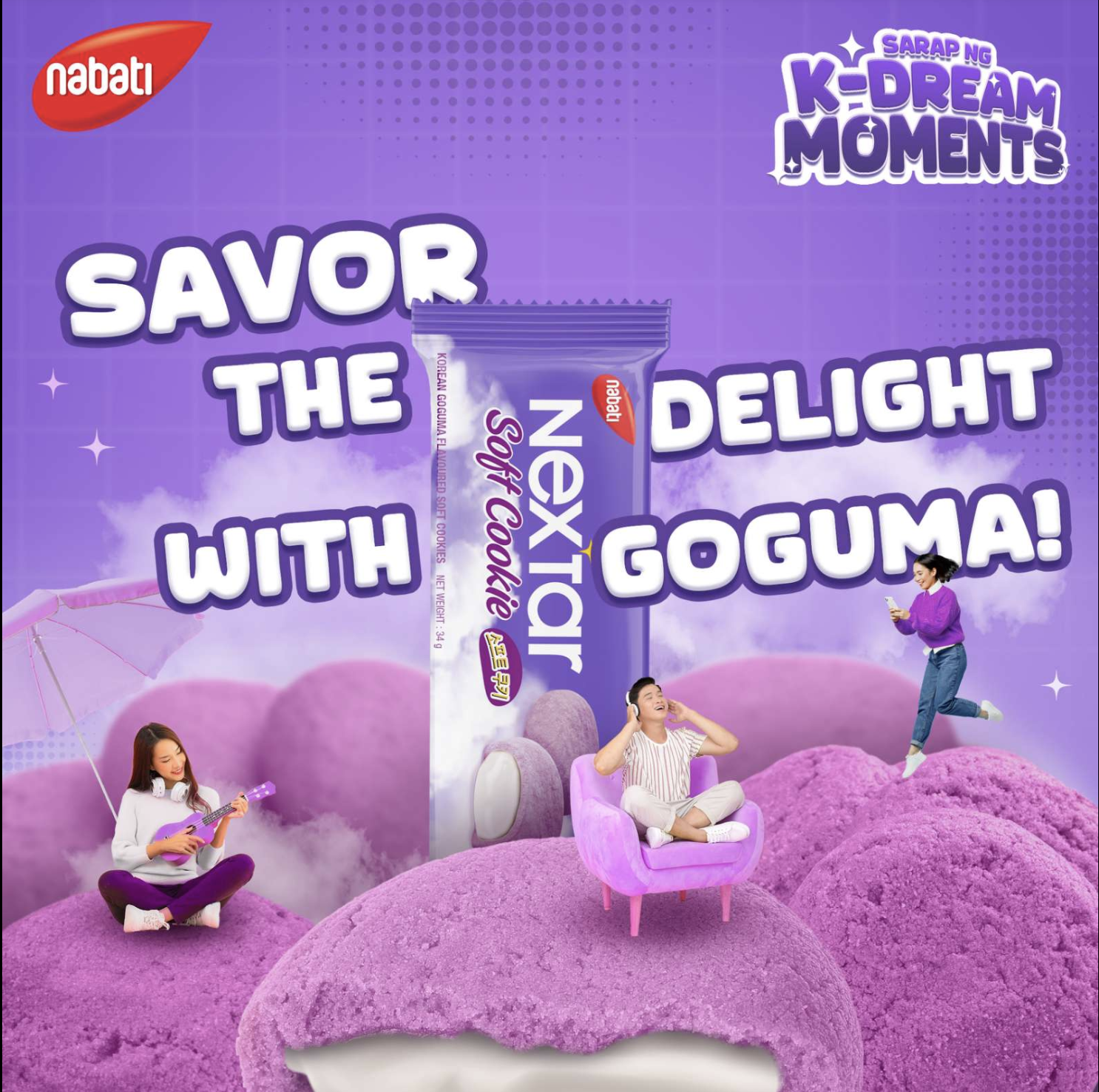 泰國連線 NEXTAR 韓國紫薯軟曲奇（T10 MA452）