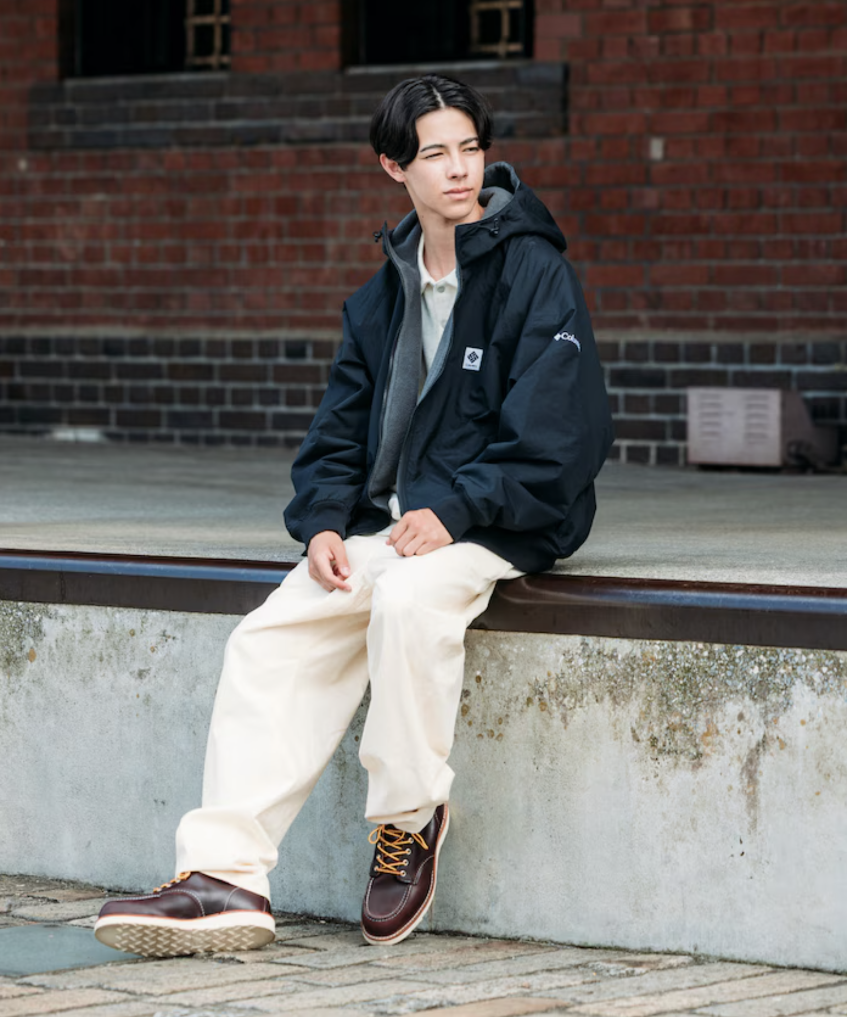 預訂 | Columbia Imperial Park Nylon Fleece Reversible Hoodie Jacket 日本限定