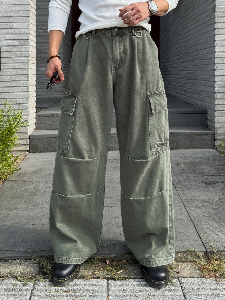 塞爾帕著色工裝褲