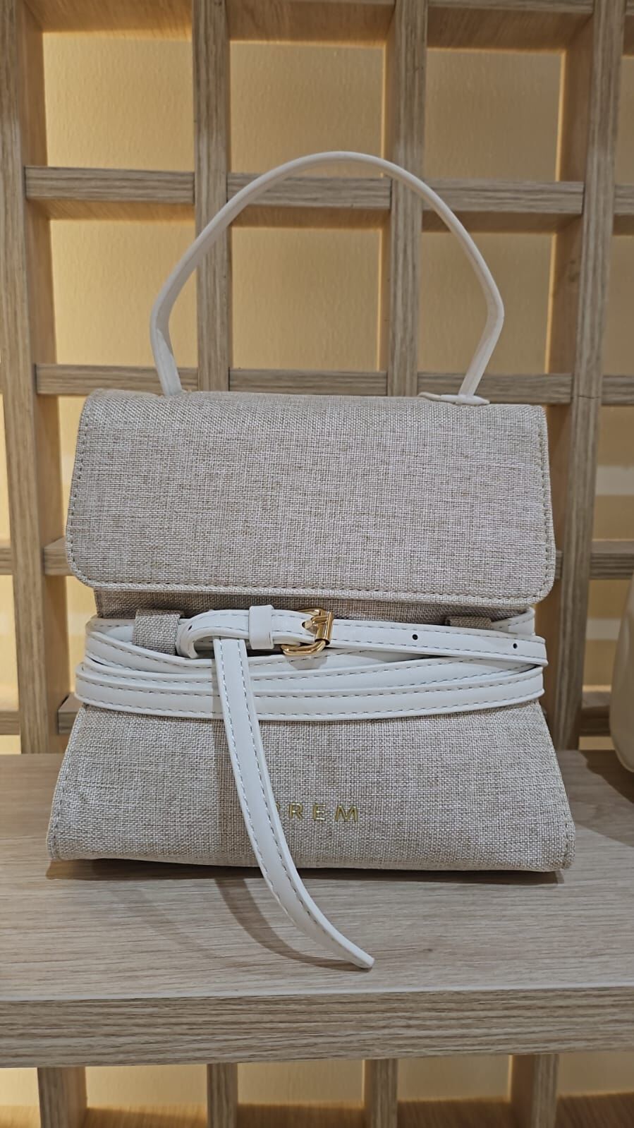 泰國連線 圍皮帶麻布三用袋（T10 PR454）