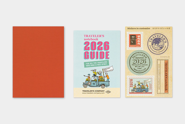 TN 2025 月計畫手帳 護照尺寸｜日本 TRAVELER'S NOTEBOOK 旅人筆記本