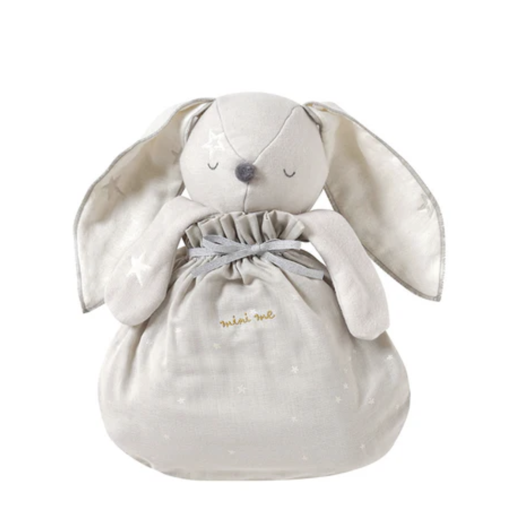 日本製 10mois Hoppetta Mini Me 六重紗被-淺灰色 約90×70cm