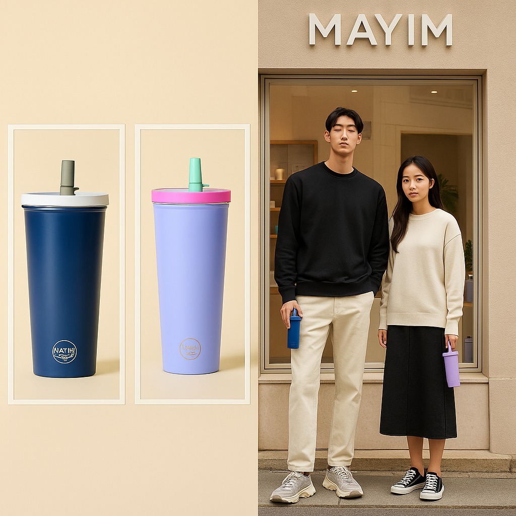 【預購】Mayim Color Block Flip Straw H101310 吸管水樽