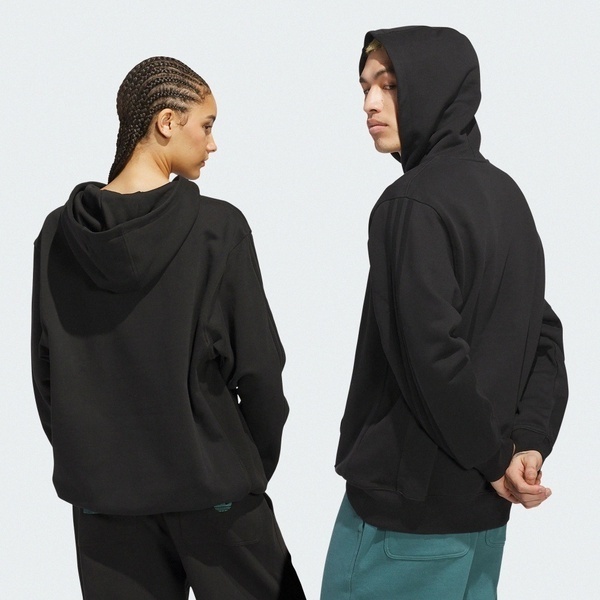 Adidas 愛迪達 Shmoo H Hood JX5445 男女 連帽上衣 帽t 連帽長袖 黑 亞版