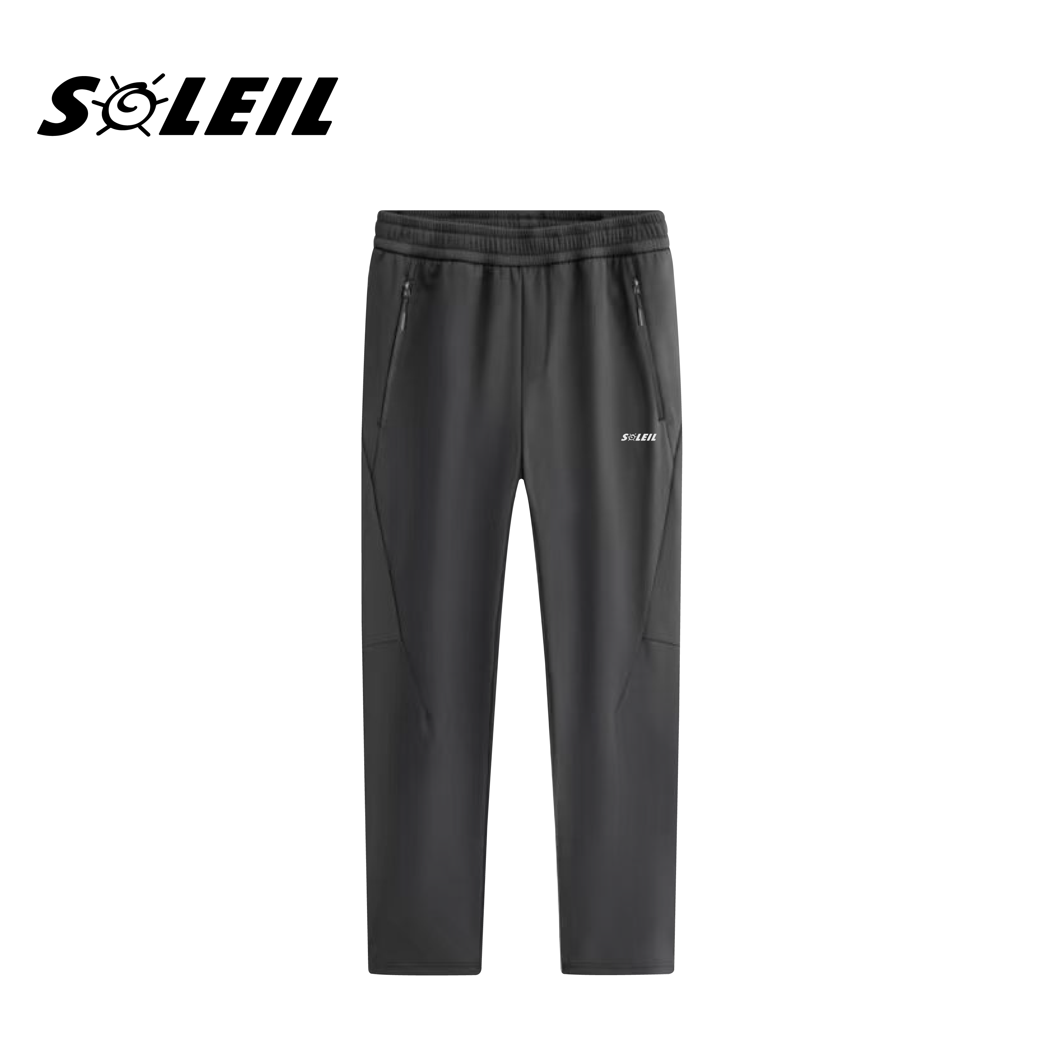 SOLEIL 刷毛軟殼鬆緊長褲 男款 (2色) 24SL9983