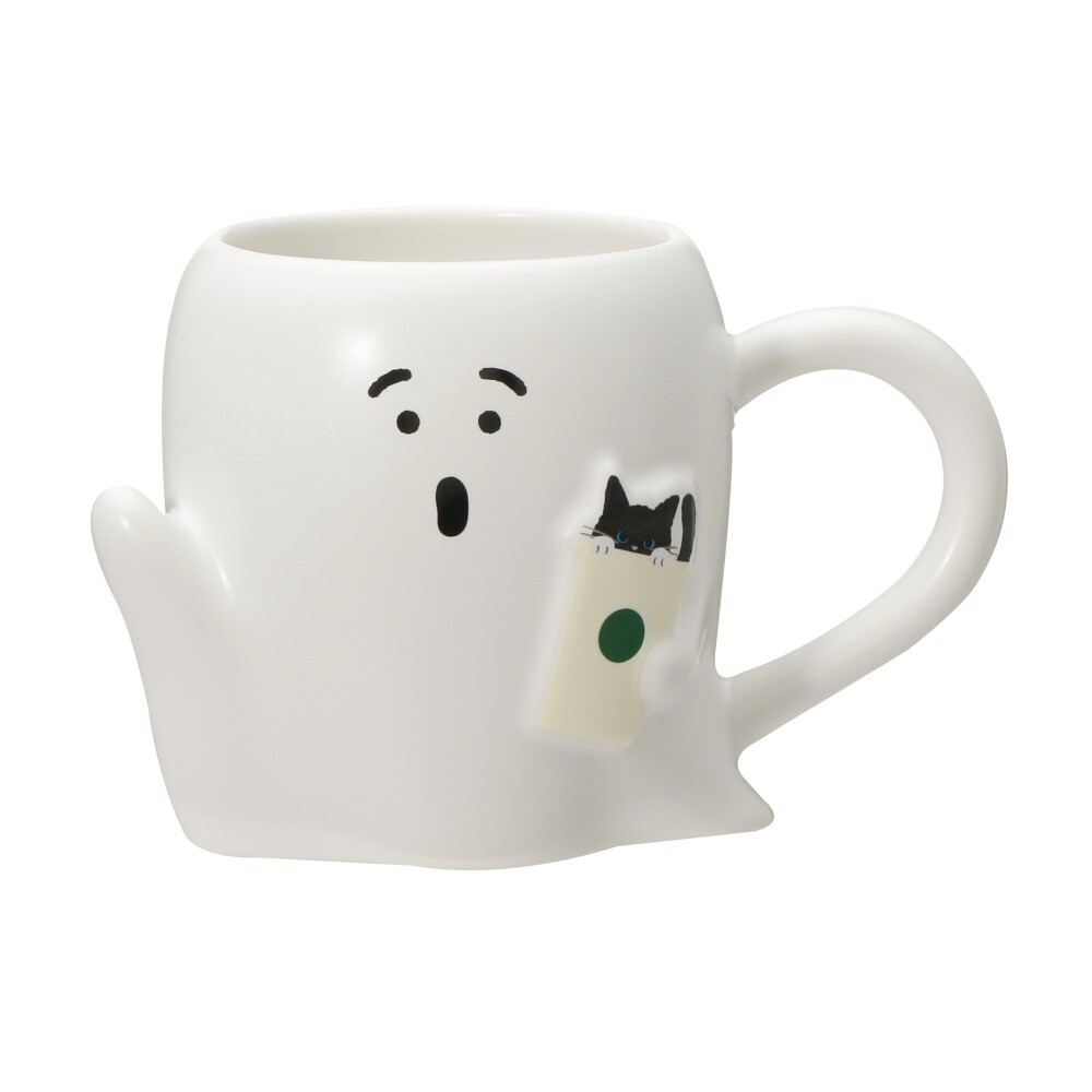 日本限定 starbucks 星巴克 Halloween Mug ghost 萬聖節 2025 幽靈夜光馬克杯 355ml