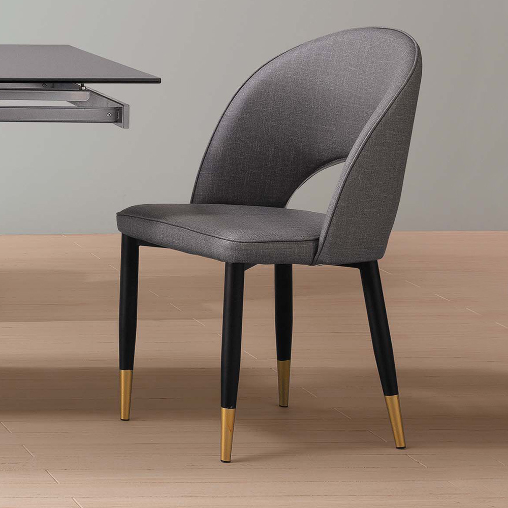 利恩工業風皮餐椅/單椅(二色可選)