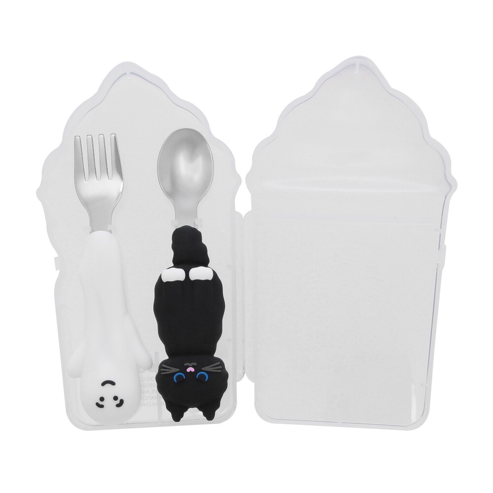 日本限定 starbucks 星巴克 Halloween Cutlery set 萬聖節 2025 貓咪 幽靈 餐具組