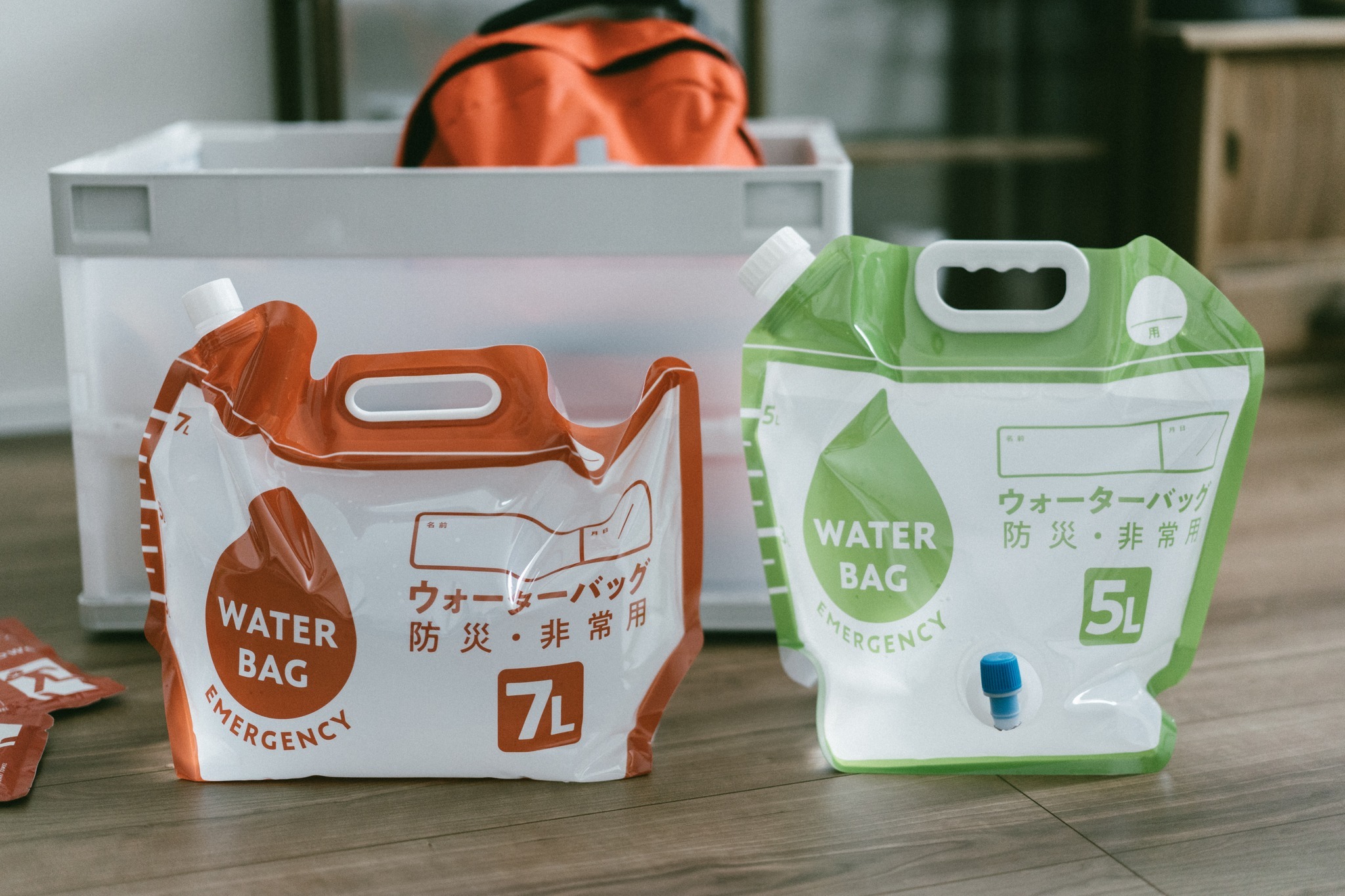 COGIT停水／防災可折疊好收納水袋兩件組