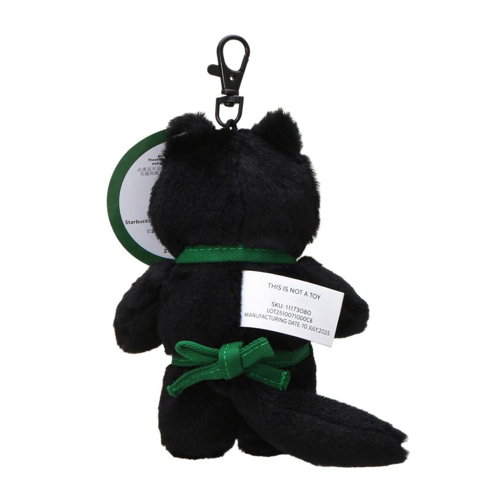 日本限定 starbucks 星巴克 Halloween Bearista Mini 萬聖節 2025 黑貓咪 小熊 公仔吊飾