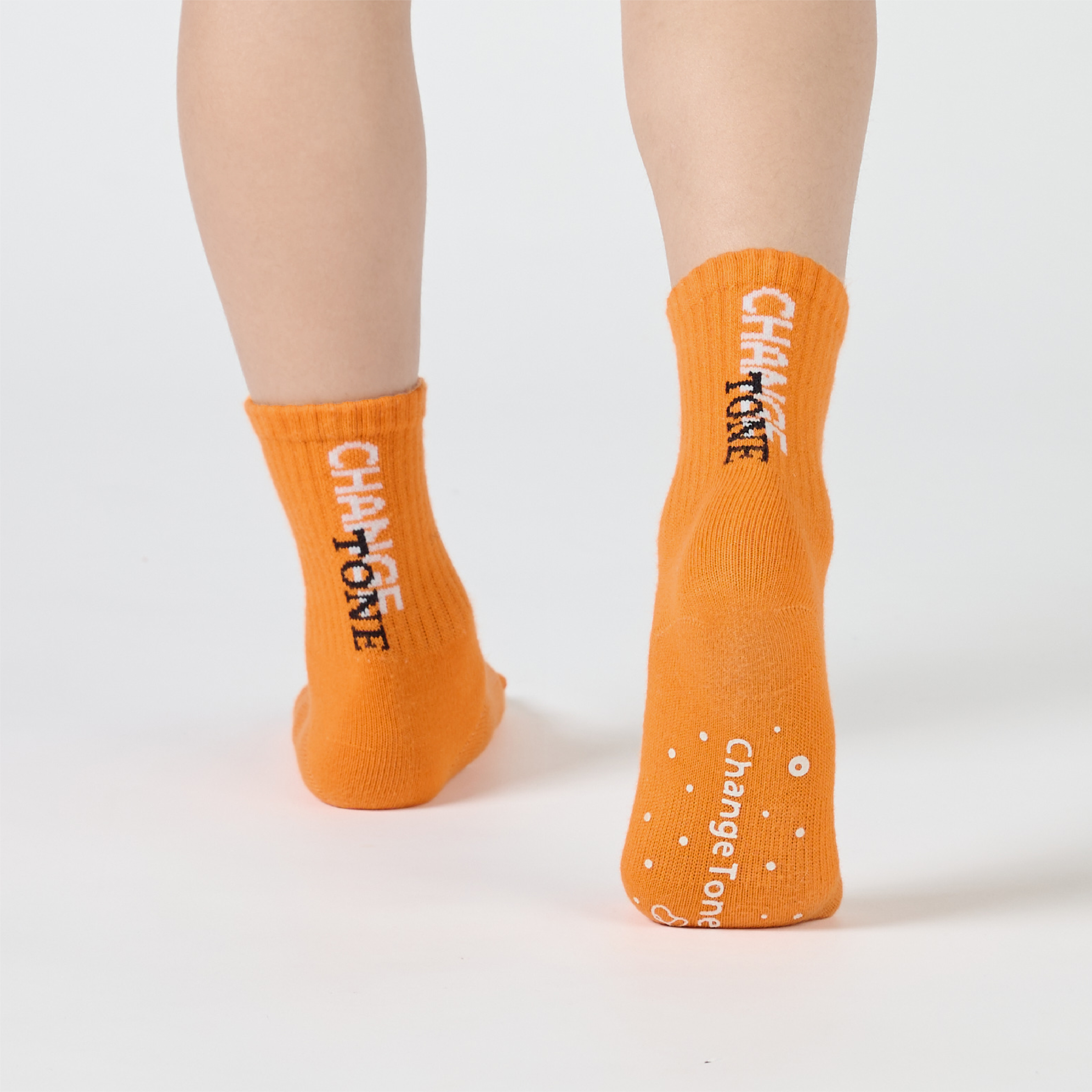 LOGO羅紋〈亮橘〉