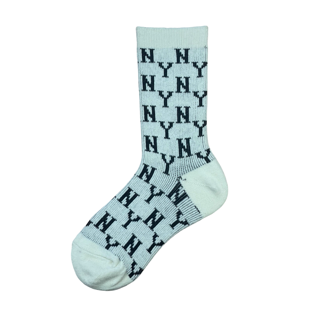 NY字母中筒羊毛襪 中性款 (5色) 44KK2016