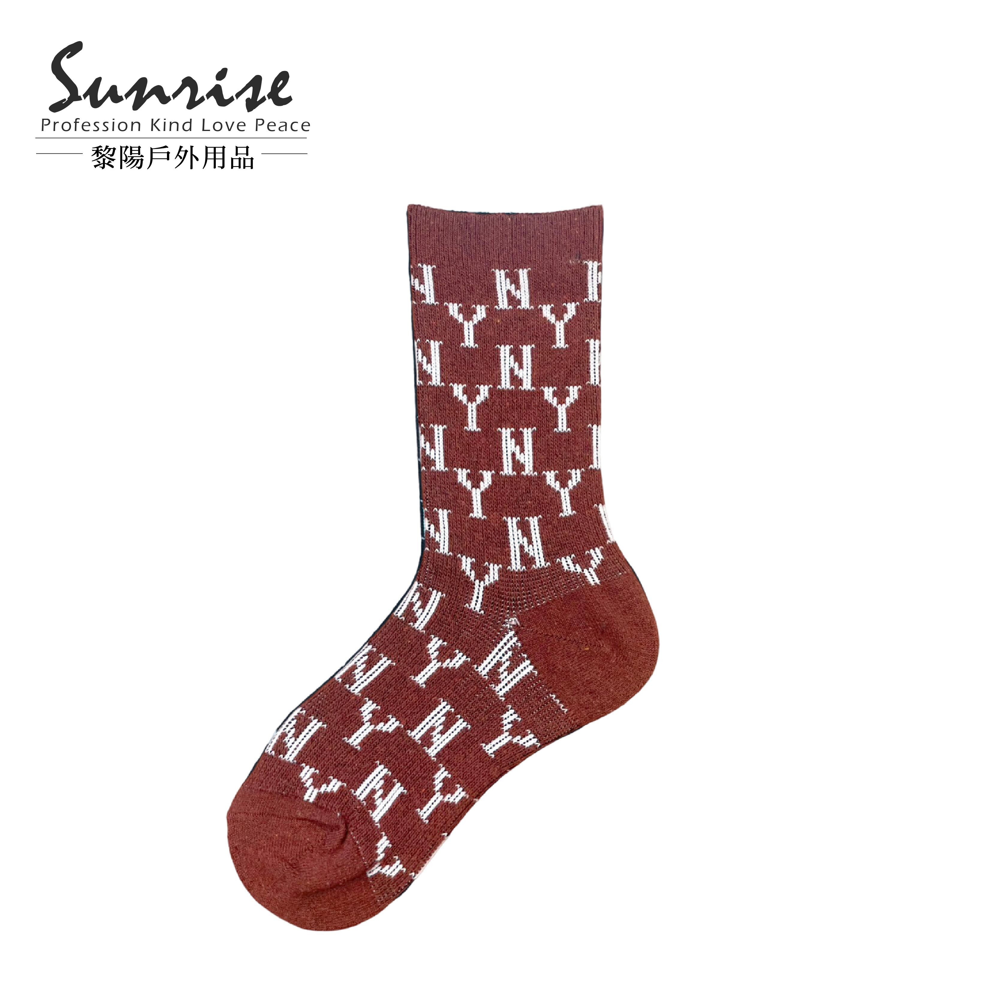 NY字母中筒羊毛襪 中性款 (5色) 44KK2016