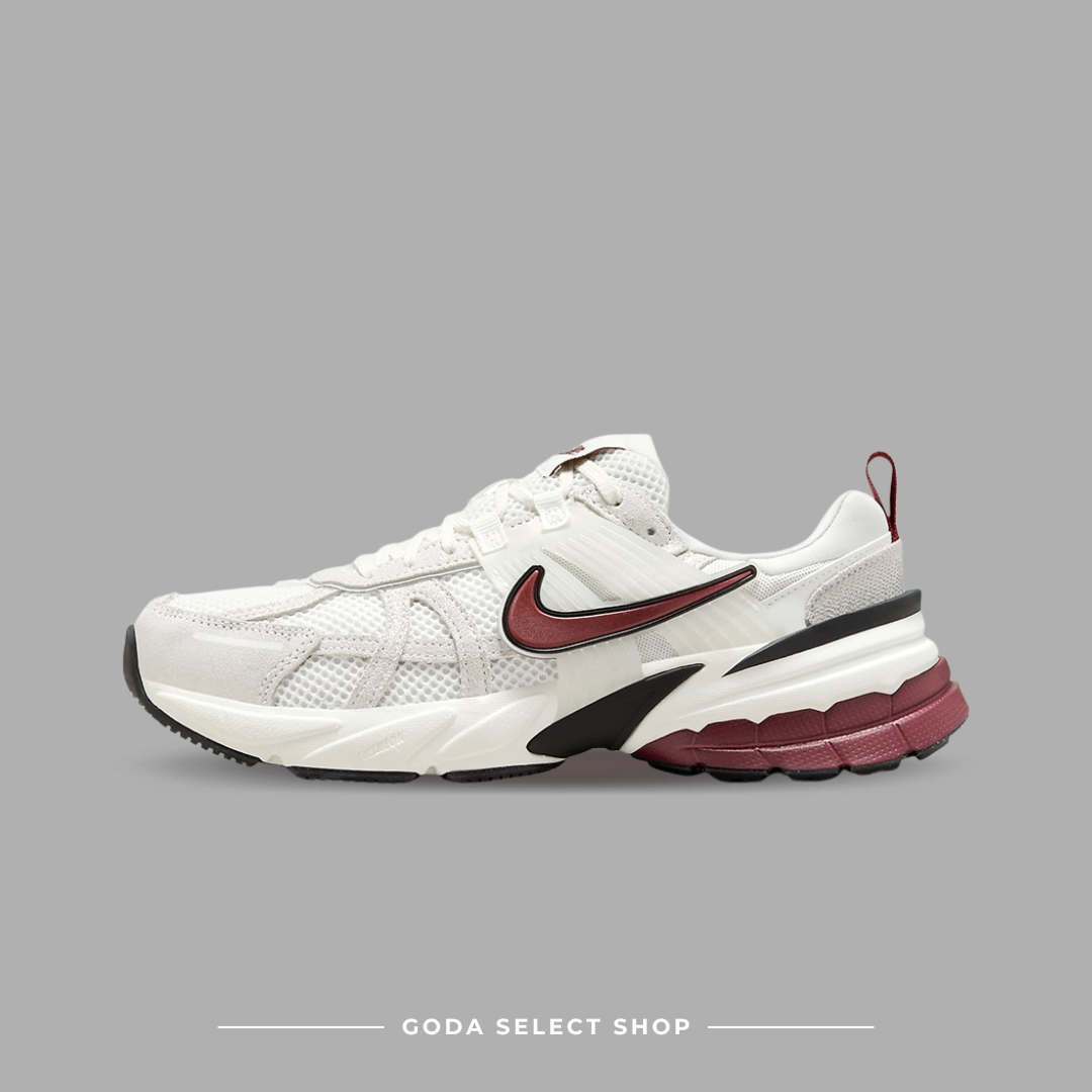 Nike V2K Run SE 酒紅 奶油白 復古 慢跑鞋 HQ3500-100