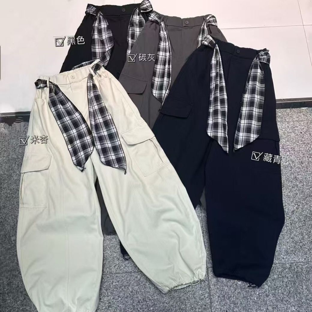 【時髦野心】DOMISS工裝寬褲 直筒褲 寬褲-3色 長褲(現貨)