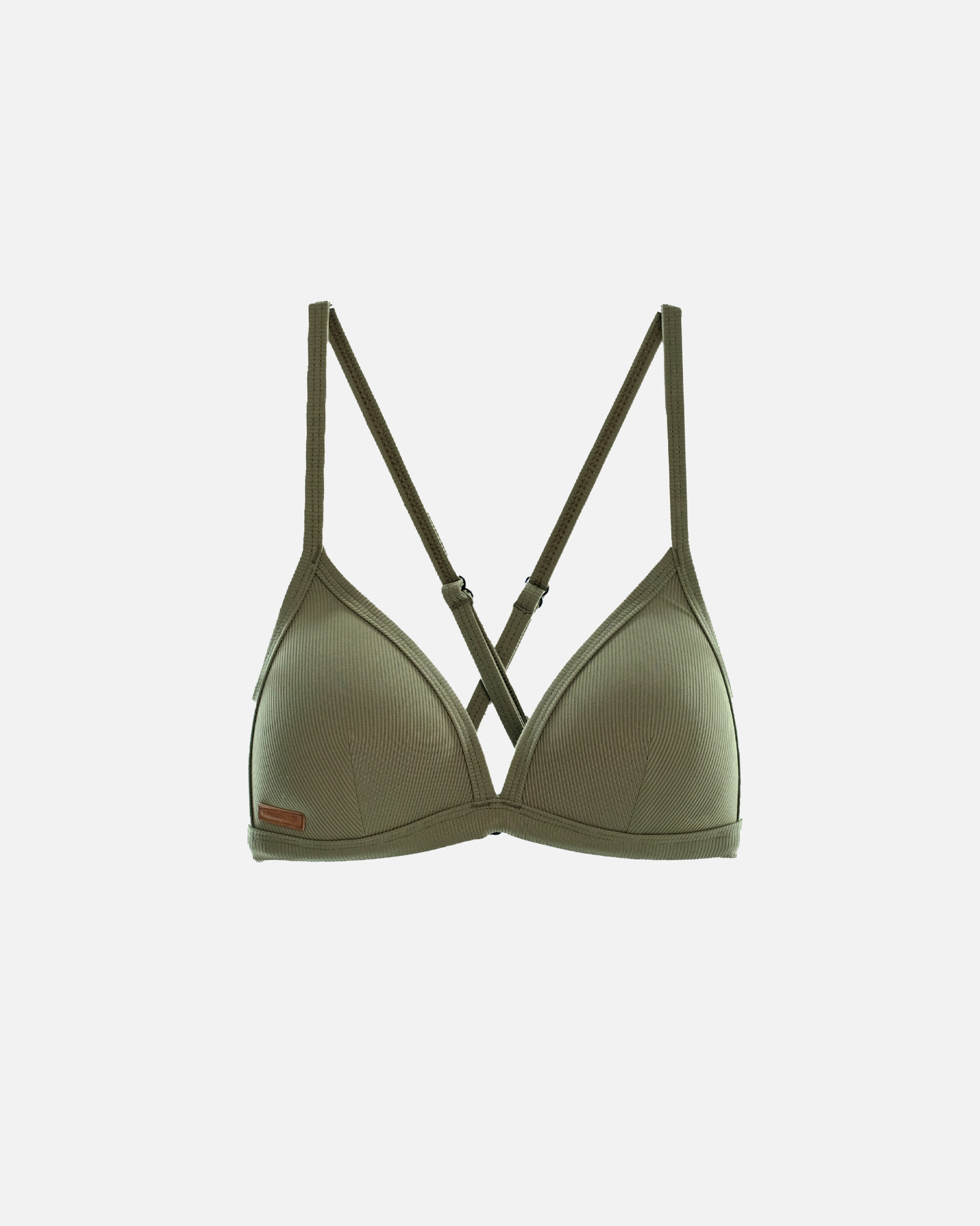 【羅紋藤綠】UPii 三角美胸可調式背勾上衣