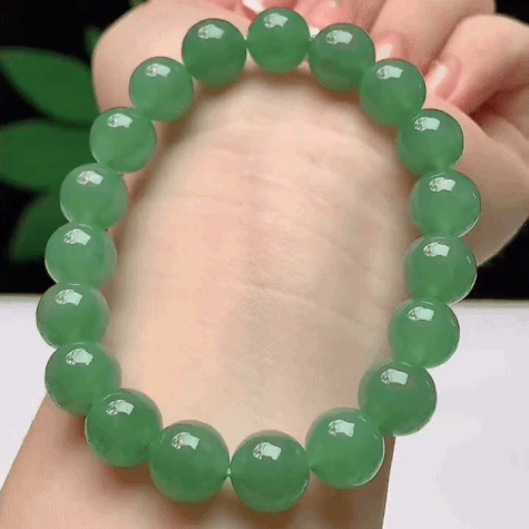 923310 翡翠滿綠手串 (9.7mm直徑)