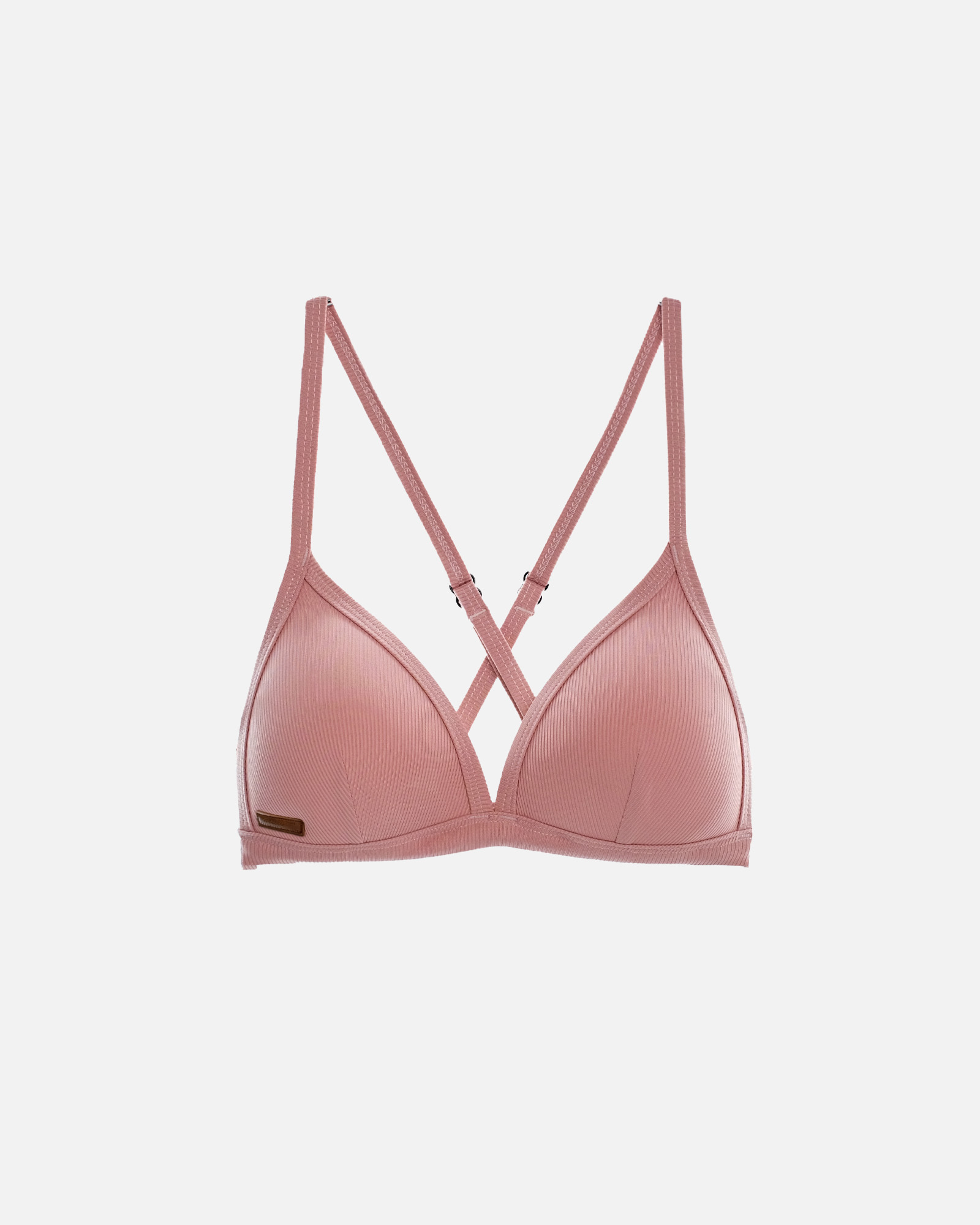 【羅紋煙粉】UPii 三角美胸可調式背勾上衣