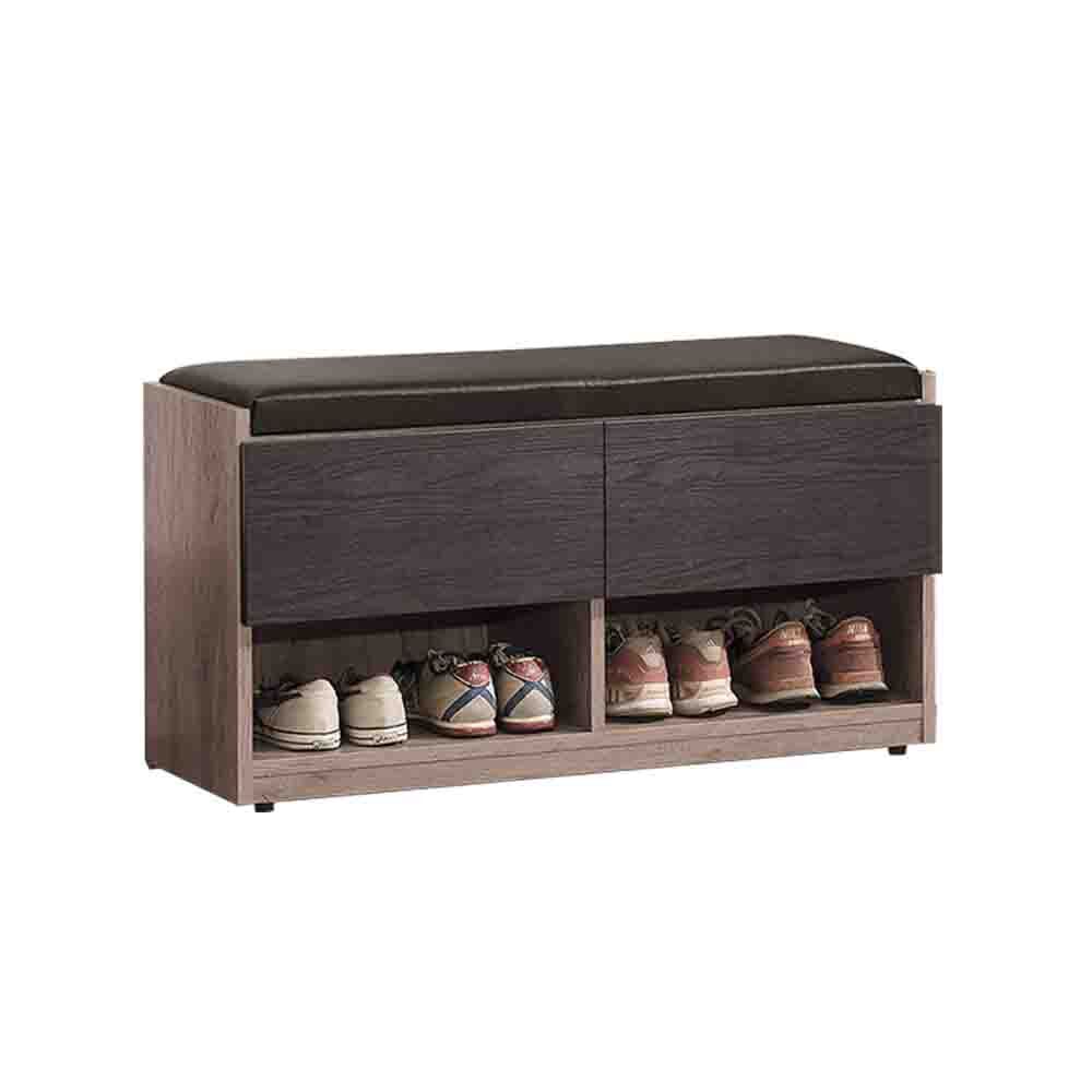 瑪森3尺工業風坐鞋櫃/穿鞋椅/座式鞋櫃