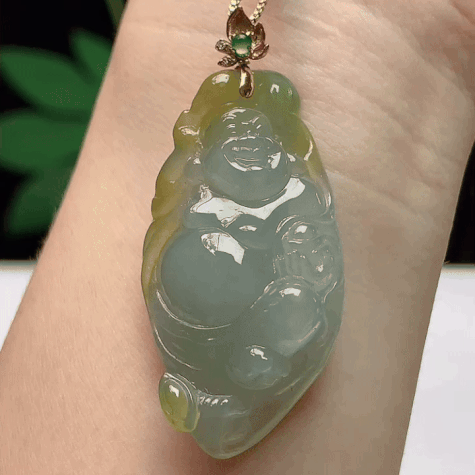 923313 翡翠飄黃佛