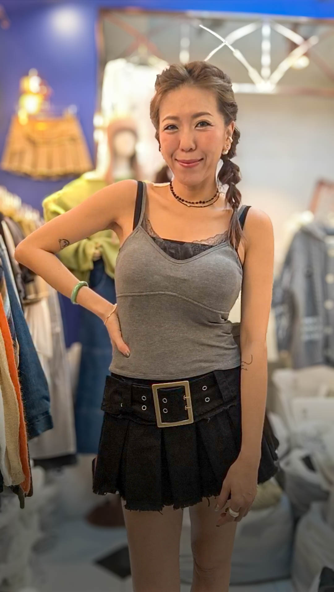 🥰K3570 ▶️細節蕾絲內搭 (穿到L)👉B:cm L:42cm