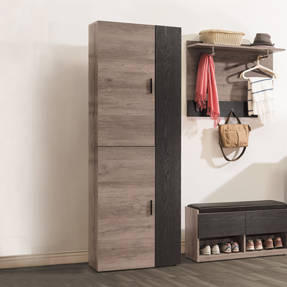 瑪森2.3尺工業風四門高鞋櫃