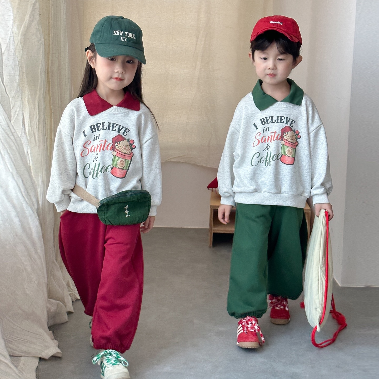 兄弟姐妹要一起穿_santa coffee套裝