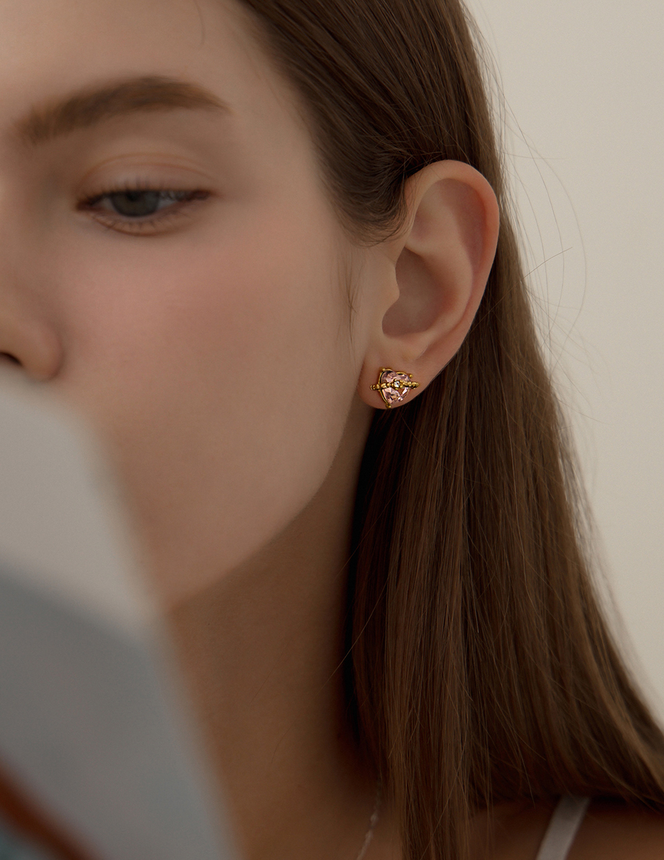 愛戀宇宙。針式耳環