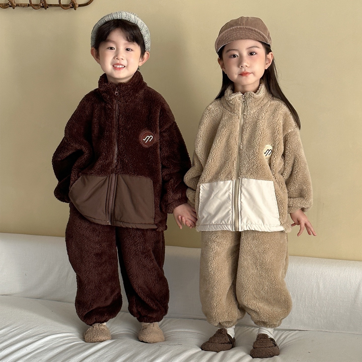 兄弟姐妹要一起穿_法蘭絨保暖套裝