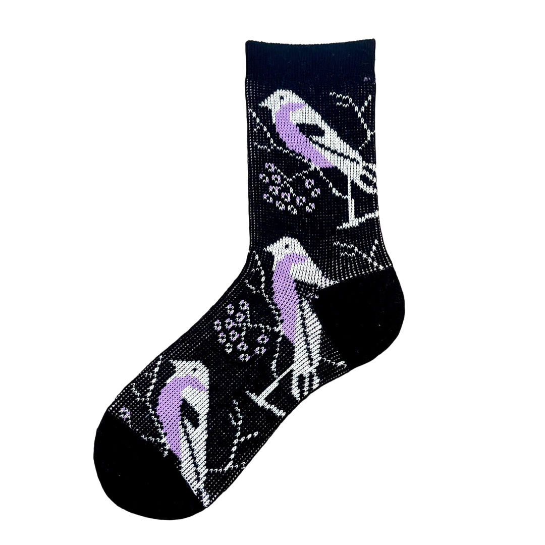 小鳥中筒羊毛襪 中性款 (6色) 44KK2018