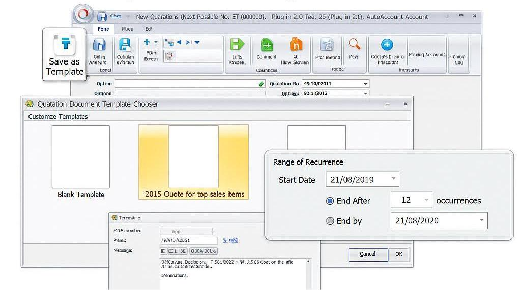 Schedule Your Recurring Entries
